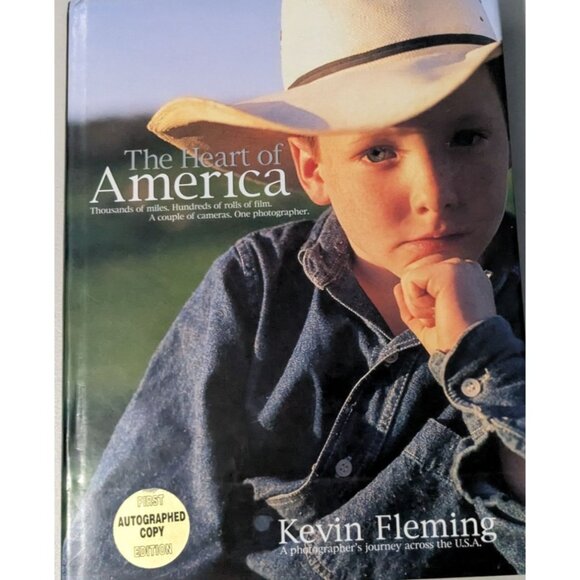 The Heart Of America By Kevin Fleming Hardcover First Autographed Edition - Picture 1 of 16